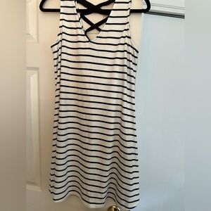 Fortune and Ivy Striped Sleeveless Dress size large, NWT